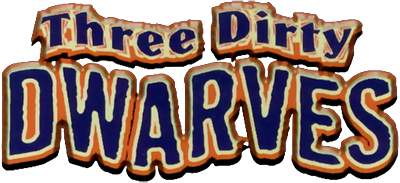 Three Dirty Dwarves title screen for Sega Saturn
